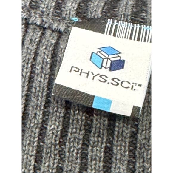 Phys .SCI Grey Sweater, Men Small Full Zipper  Made in Japan Unisex - Picture 1 of 6